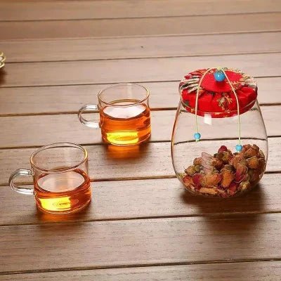 Bocale en verre hermetique - HermeticContainers™ - Rouge - L&A Rangement